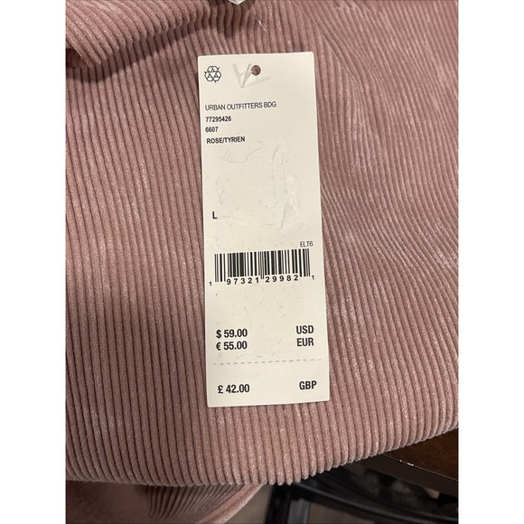 NWT BDG URBAN OUTFITTERS Callie Long Sleeve Bodycon Rib Knit Midi Dress Size L‎ - Picture 9 of 11